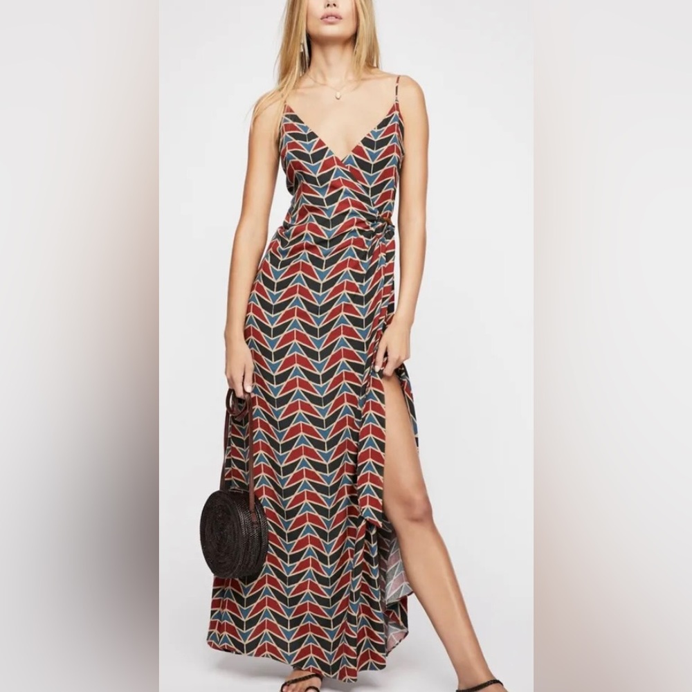 Free People Siren Wrap maxi dress